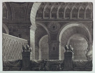 Scenografia, Wnętrze Orientalnego Budynku