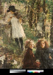 Refleksje (odbicia) Obraz Antonio Manciniego (1852-1930) 1920 Kolekcja prywatna