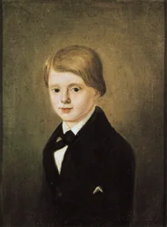 Portret młodego Emilio CASTELARA (1832-1899)