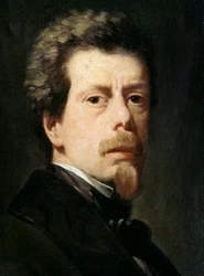 Autoportret artysty. Obraz Antonio Marii ESQUIVEL Y SUAREZ DE URBINA (1806-1857), ca. 1856 Olej na płótnie Madryt, Muzeum Prado.