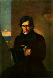 Portret poety Nestora Wasiljewicza Kukolnika, 1836, 1965.