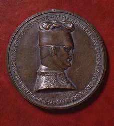 Brązowy medal Filippa Marii Viscontiego (1392-1447), rewers, zaprojektowany w 1441 roku przez Antonio di Puccio Pisano, znanego jako Pisanello (ok. 1395-1455), średnica 10,20 cm