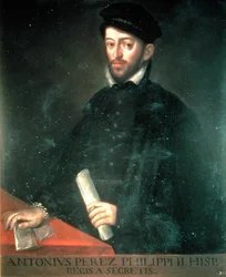 131 0794307/2 Portret Antonio Pereza (1540-1611) polityka i sekretarza Filipa II (olej na panelu)
