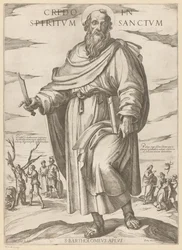 św. Bartłomieja Wierzę w Ducha Świętego (tytuł na przedmiocie) Chrystus, Maryja i apostoł (tytuł serii)