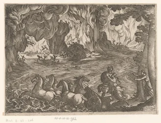 Krajobraz z napadem Prozerpiny Pejzaże ze scenami mitologicznymi (tytuł serii)