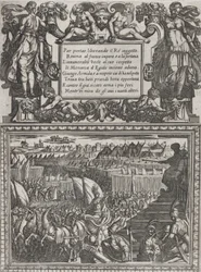 Tablica 17: Ilustracja do Canto XVII z Gerusalemme liberata Torquato Tasso ..., ca. 1590-1630.