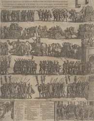 Triumf cesarza rzymskiego po lewej stronie, 1603.