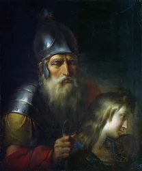 Belisaire - Flavius ​​​​Belisarius (500-576) - Vigi, Antonio (1764-1844) - 1805 - Olej na płótnie - 81x68 - Państwowe Muzeum Rosyjskie, Św. Petersburg