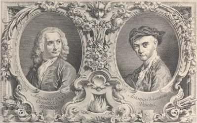 Portrety Canaletta i Visentiniego, 1735., 1735.