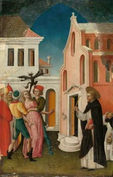 Św. Piotr Męczennik egzorcyzmuje kobietę opętaną przez diabła, 144555.