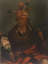 Chetan-woa-kutoa-mang Jastrząb polujący Wędrówka, ca. 1887.