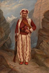 Kurd Man, ca. 1893.    1202916   pl       polish Successfully Translated  Original: Forum Romanum te Rome Veduta di Campo Vaccino (title on object) Gezichten op Rome (series title) Vedute di Roma disegnate ed incise da Giambattista Piranesi architetto Ve(n