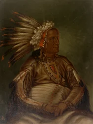 Walka Kill Red Plume, ca. 1887.