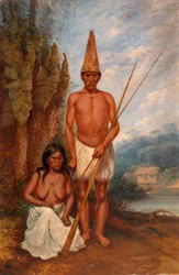 Indianie Omagua, ca. 1893.