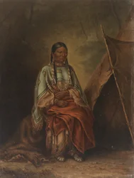 Squaw cętkowany, ca. 1887.