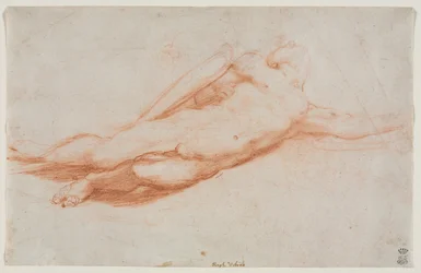 Studium Żołnierza Upadłego, prawdopodobnie nawrócenia Saula recto..., c. 1525.