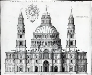 Plan dla św. Piotra, Rzym, 1539
