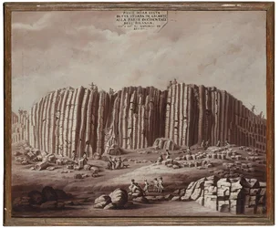 Grobla Olbrzyma, Irlandia (olej na płótnie)