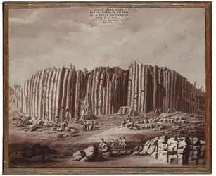 Grobla Olbrzyma, Irlandia (olej na płótnie)