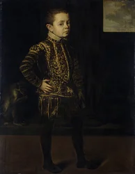 Niderlandzki: Portret chłopca Portret młodego księcia