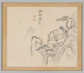 Podwójny Album Studiów Krajobrazowych wg Ikeno Taiga, t. 2 s. 31, XVIII w.