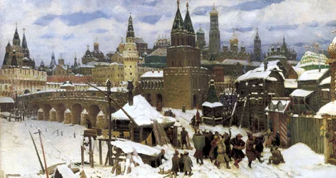 Moskwa w XVII wieku. Most Wszystkich Świętych, 1901