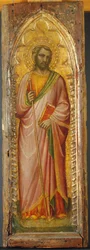 Święty, prawdopodobnie Jakub Większy, 1384-85.