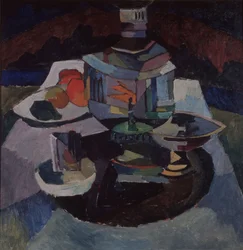 Martwa natura z samowarem, 1913