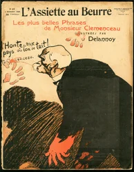 Okładka „”L’Plate au beurre””, numer 401, Satyryczna w kolorach
