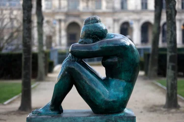Ogród Tuileries, Aristide Maillol, Noc, Paryż, Francja (zdjęcie)