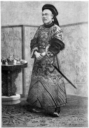 M Tseng, chiński minister w Paryżu, 1895.