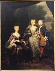 Marie Louise de Hesse Cassel, księżniczka Orange z dziećmi, Amelie d