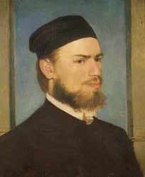 Portret malarza Franza von Lenbacha, 1862.
