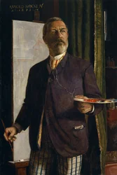 Autoportret w pracowni, 1893.