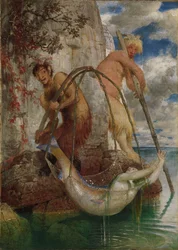 Dwie patelnie rybackie, 1874.