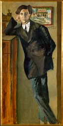 Alban Berg, kompozytor (olej na płótnie)