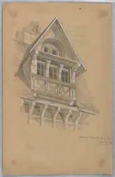 Dormer na Maison des Quatrans, Caen