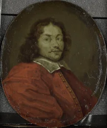 Portret Matthijsa Gansneba, zwanego Tengnagel, poety w Amsterdamie