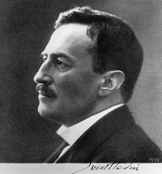 Portret Svena Andersa Hedina (1865-1952) 1909 (zdjęcie bw)