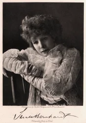 Sarah Bernhardt, francuska aktorka, 1901.