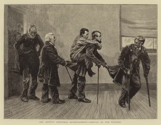 Świąteczna rozrywka naszego artysty, przyjazd gości