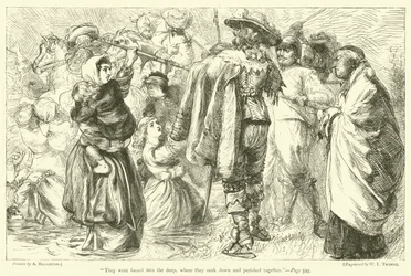 Zostali zepchnięci w głębiny, gdzie zatonęli i zginęli razem