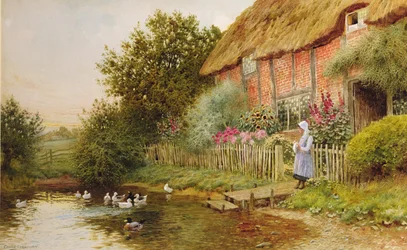 A Rustic Retreat (olej na płótnie)