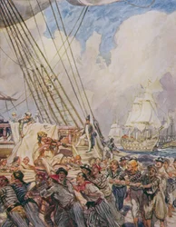 The Old Superb, ilustracja z „Bęben Drake