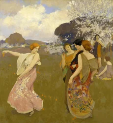 Taniec wiosny, ok. 1917