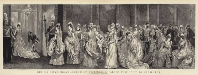 Salon Jej Królewskiej Mości w Pałacu Buckingham czeka na prezent