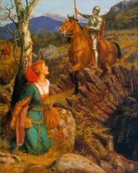 Obalenie zardzewiałego rycerza, ok. 1894-1908