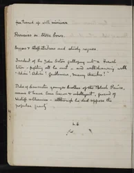 Strona z notatnika dla The White Company, The Newberry Library Vault Folio Case MS 5116 nr. 2