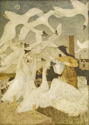 Dzikie łabędzie Dwunastu braci zamienionych w łabędzie, 1928.