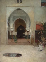 Studium do „U drzwi seraju”, ok. 1930 r. 1890